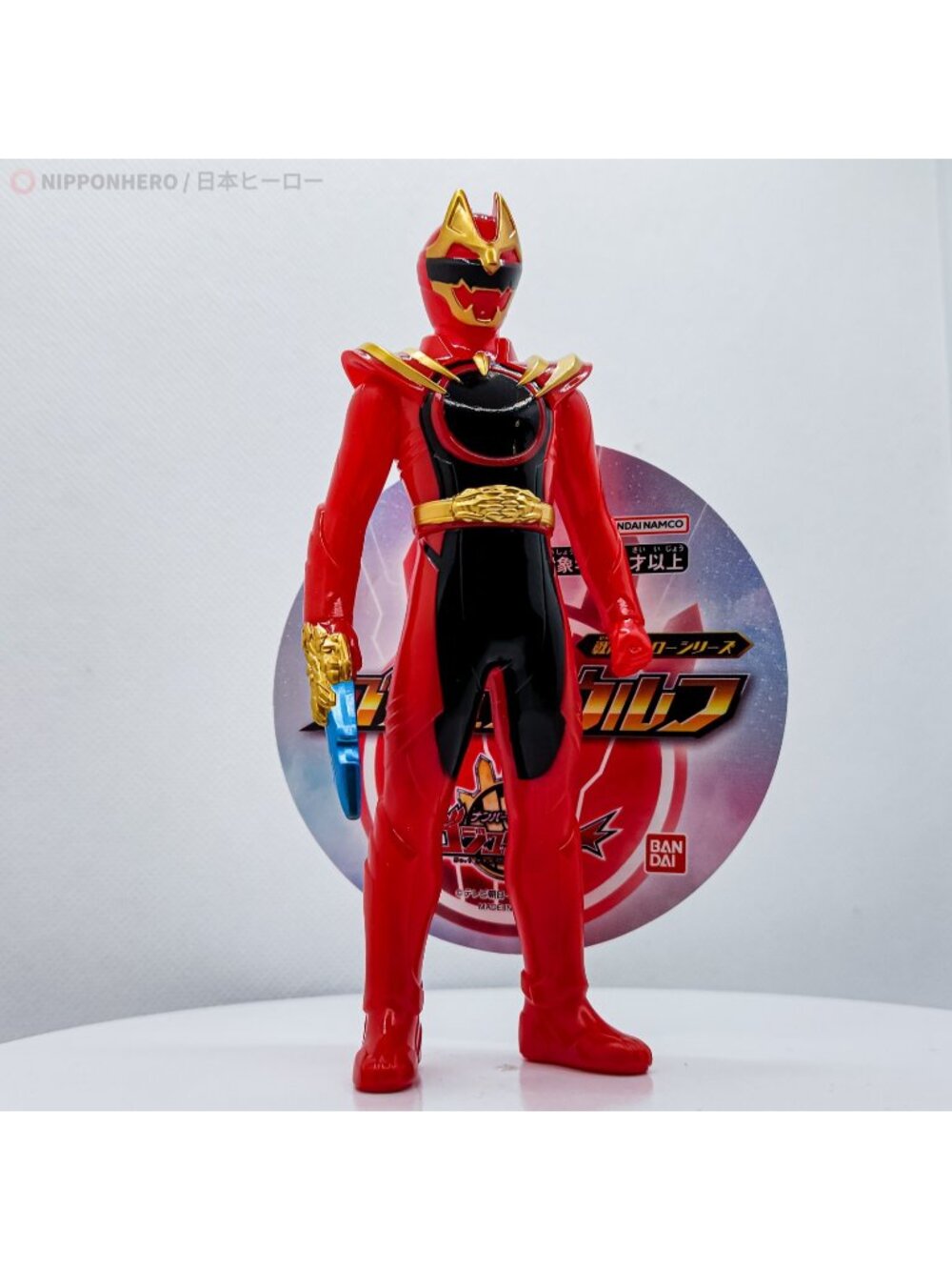 No. 1 Sentai Gozyuger GOZYU WOLF Red Ranger Hero Figure Super Sentai Sofubi NEW